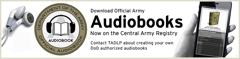 Army audiobooks on the CAR